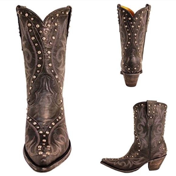 Old Gringo Marcela Studded Black Boot Size 8